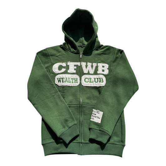 WEALTH CLUB GREEN HOODIE
