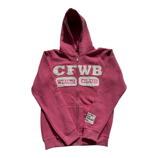 WEALTH CLUB PINK HOODIE