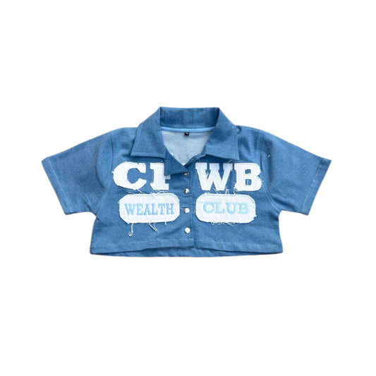 DENIM SHIRT (WOMEN) - LIGHT WASH