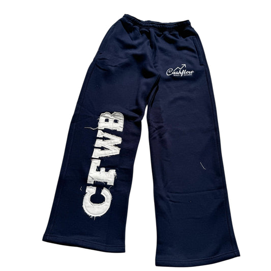 WEALTH CLUB NAVY BLUE JOGGERS