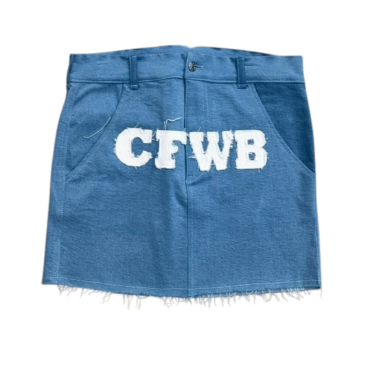 DENIM SKIRT - LIGHT WASH