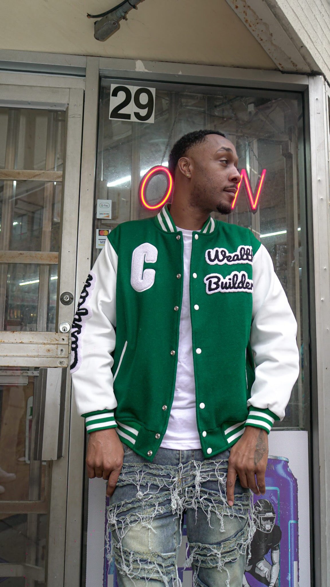Varsity Jackets " I love Cashflow"