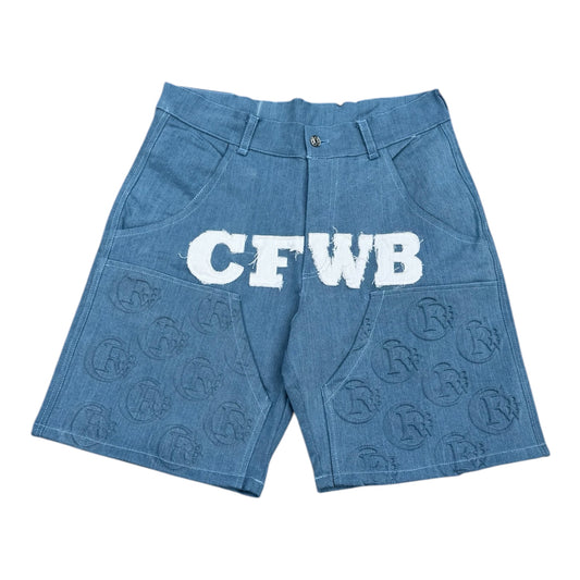 Denim Wealth Club Light Wash Shorts