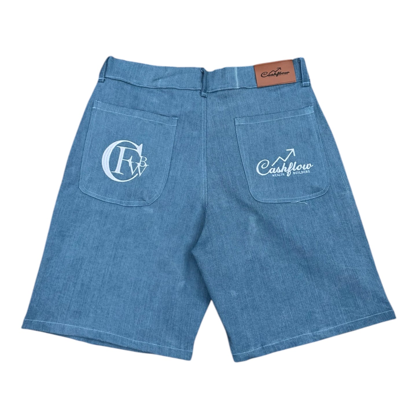 Denim Wealth Club Light Wash Shorts