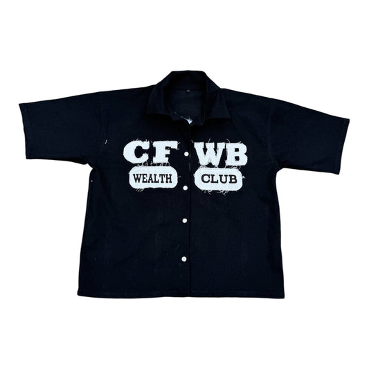 Denim Wealth Club Black Shirt