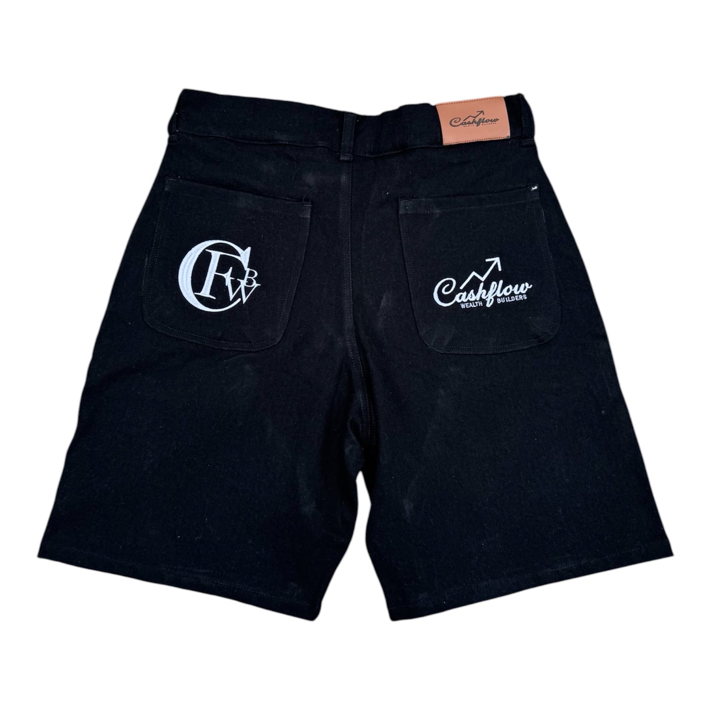 Denim Wealth Club Black Shorts