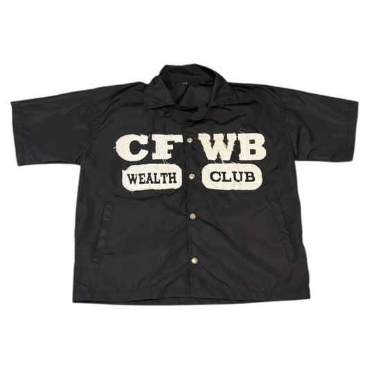 CFWB BLACK NYLON SHIRT - Black