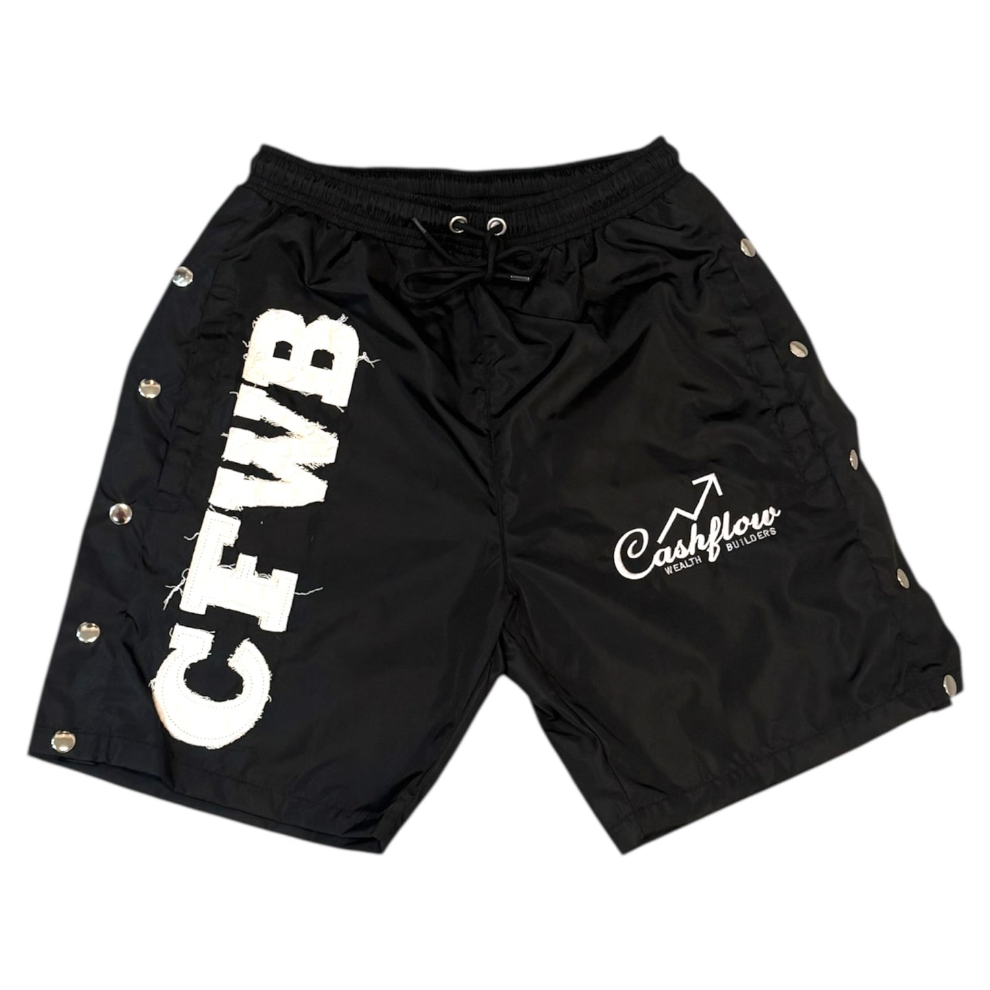 CFWB BLACK NYLON SHORTS
