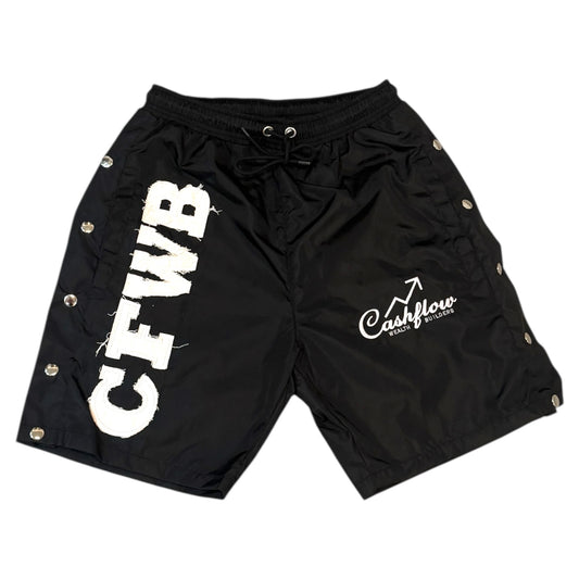 CFWB BLACK NYLON SHORTS