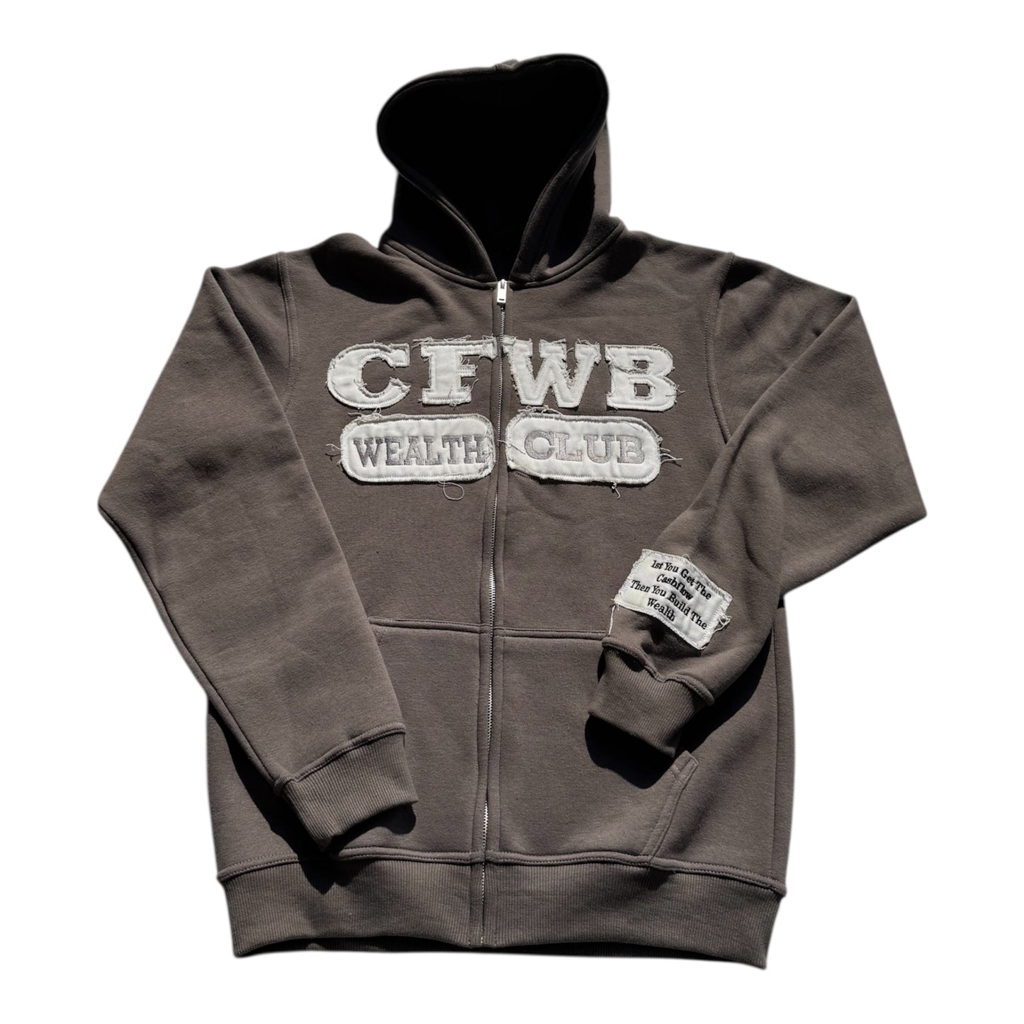WEALTH CLUB HOODIE - GREY