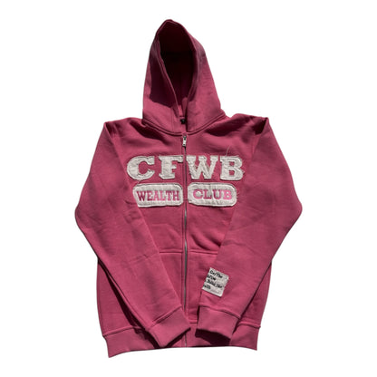 WEALTH CLUB HOODIE - PINK