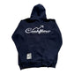 WEALTH CLUB HOODIE - NAVY BLUE