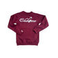 Crewneck Motto - Burgundy