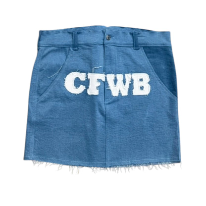 DENIM SKIRT - LIGHT WASH