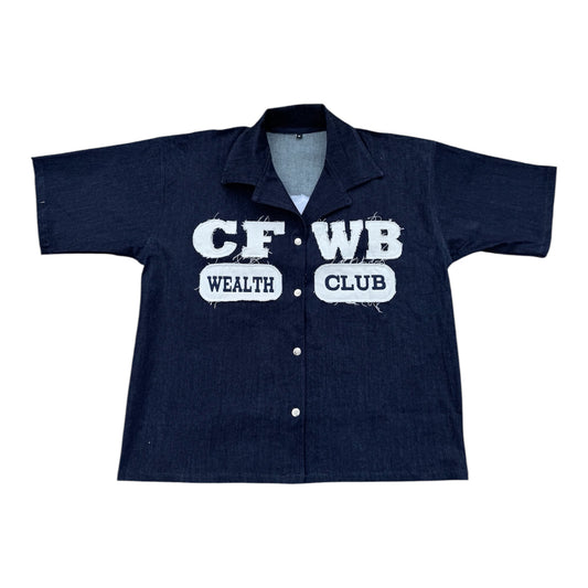 Denim Wealth Club Shirt - Dark Indigo