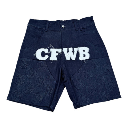 Denim Wealth Club Shorts - Dark Indigo
