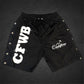 CFWB BLACK NYLON SHORTS